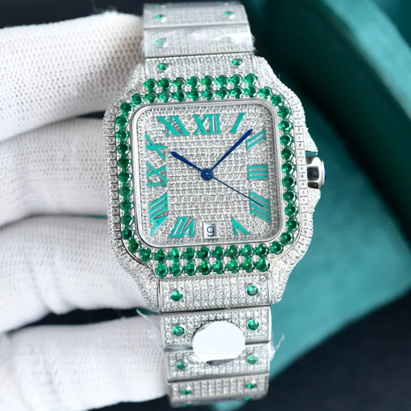 Diamond Watch Designer Watches Automatic Mechanical Movement Waterproof Bracelet Sapphire Stainless Steel 904L 40Mm Fashion Wristwatch Montre De Luxe
