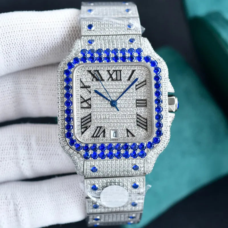 Diamond Watch Designer Watches Automatic Mechanical Movement Waterproof Bracelet Sapphire Stainless Steel 904L 40Mm Fashion Wristwatch Montre De Luxe