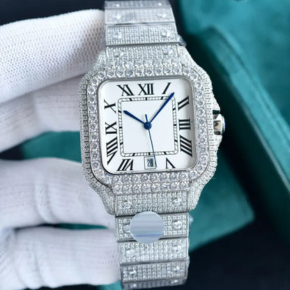 Diamond Watch Designer Watches Automatic Mechanical Movement Waterproof Bracelet Sapphire Stainless Steel 904L 40Mm Fashion Wristwatch Montre De Luxe