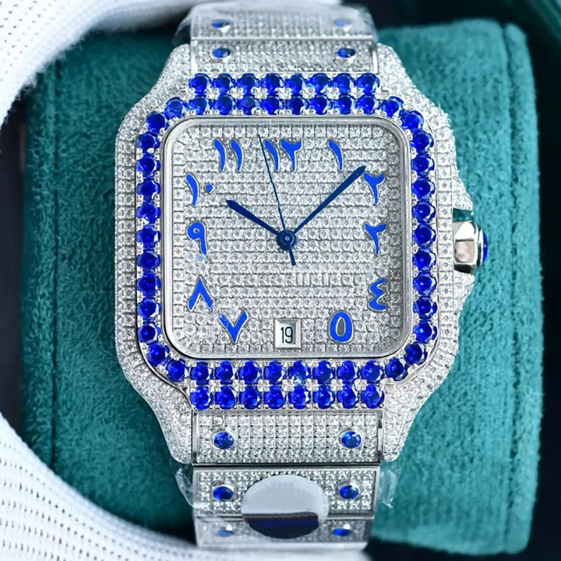 Diamond Watch Designer Watches Automatic Mechanical Movement Waterproof Bracelet Sapphire Stainless Steel 904L 40Mm Fashion Wristwatch Montre De Luxe