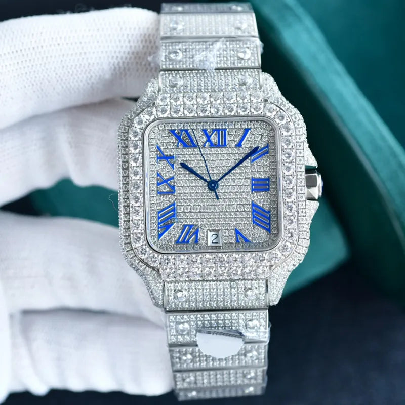 Diamond Watch Designer Watches Automatic Mechanical Movement Waterproof Bracelet Sapphire Stainless Steel 904L 40Mm Fashion Wristwatch Montre De Luxe