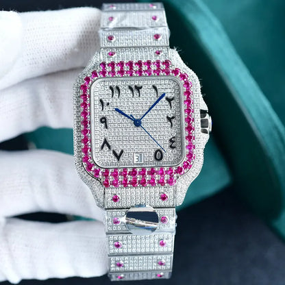 Diamond Watch Designer Watches Automatic Mechanical Movement Waterproof Bracelet Sapphire Stainless Steel 904L 40Mm Fashion Wristwatch Montre De Luxe