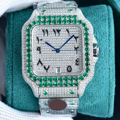 Diamond Watch Designer Watches Automatic Mechanical Movement Waterproof Bracelet Sapphire Stainless Steel 904L 40Mm Fashion Wristwatch Montre De Luxe