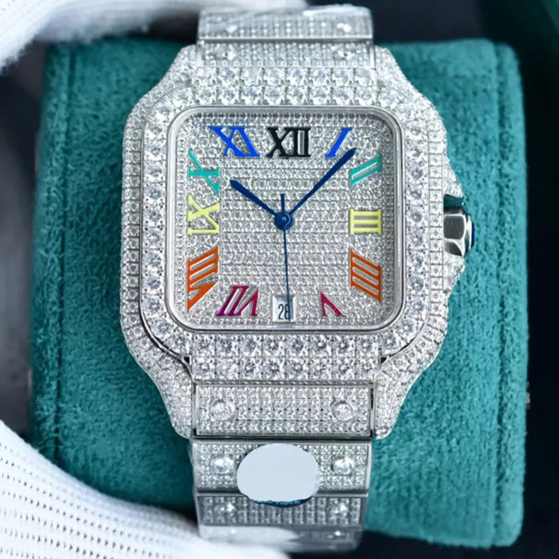 Diamond Watch Designer Watches Automatic Mechanical Movement Waterproof Bracelet Sapphire Stainless Steel 904L 40Mm Fashion Wristwatch Montre De Luxe