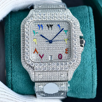 Diamond Watch Designer Watches Automatic Mechanical Movement Waterproof Bracelet Sapphire Stainless Steel 904L 40Mm Fashion Wristwatch Montre De Luxe