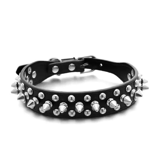 Dog Collar | Spiked Anti-Bite Punk Collar for Medium & Large Dogs | Heavy-Duty & Durable Pet Neck Ring | Cool Design for Doberman, Pitbull, German Shepherd | Fashion Statement for Dogs & Cats
