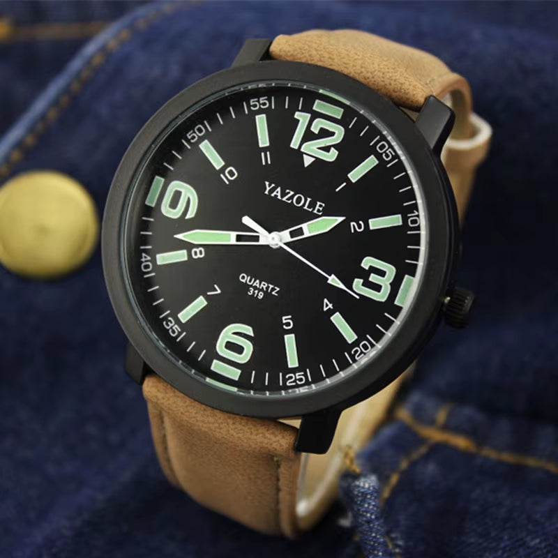 YAZOLE Luminous Watch Men Watch Casual Sport Watches Fashion Men'S Watch Male Clock Erkek Kol Saati Reloj Hombre Hot Sale