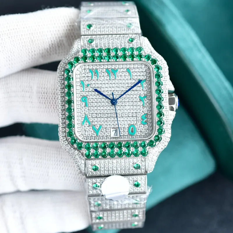 Diamond Watch Designer Watches Automatic Mechanical Movement Waterproof Bracelet Sapphire Stainless Steel 904L 40Mm Fashion Wristwatch Montre De Luxe