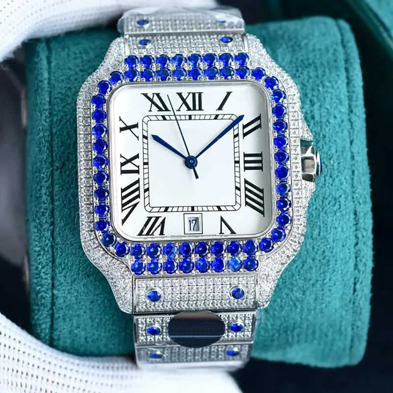 Diamond Watch Designer Watches Automatic Mechanical Movement Waterproof Bracelet Sapphire Stainless Steel 904L 40Mm Fashion Wristwatch Montre De Luxe
