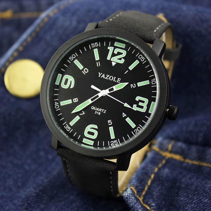 YAZOLE Luminous Watch Men Watch Casual Sport Watches Fashion Men'S Watch Male Clock Erkek Kol Saati Reloj Hombre Hot Sale