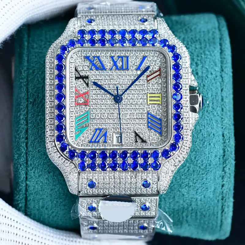 Diamond Watch Designer Watches Automatic Mechanical Movement Waterproof Bracelet Sapphire Stainless Steel 904L 40Mm Fashion Wristwatch Montre De Luxe