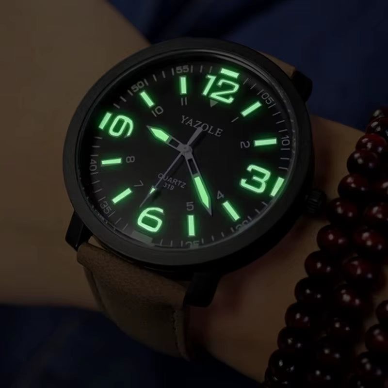YAZOLE Luminous Watch Men Watch Casual Sport Watches Fashion Men'S Watch Male Clock Erkek Kol Saati Reloj Hombre Hot Sale