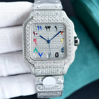Diamond Watch Designer Watches Automatic Mechanical Movement Waterproof Bracelet Sapphire Stainless Steel 904L 40Mm Fashion Wristwatch Montre De Luxe
