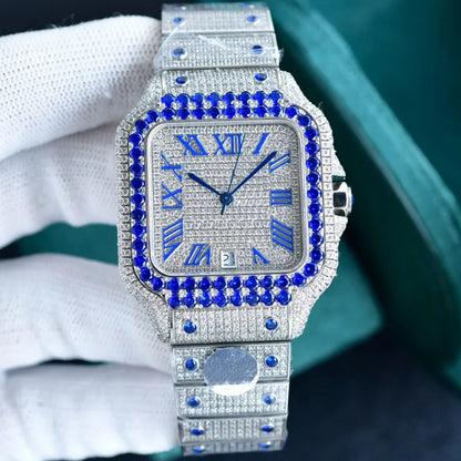 Diamond Watch Designer Watches Automatic Mechanical Movement Waterproof Bracelet Sapphire Stainless Steel 904L 40Mm Fashion Wristwatch Montre De Luxe