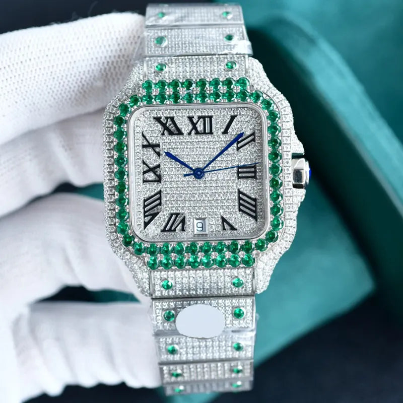 Diamond Watch Designer Watches Automatic Mechanical Movement Waterproof Bracelet Sapphire Stainless Steel 904L 40Mm Fashion Wristwatch Montre De Luxe